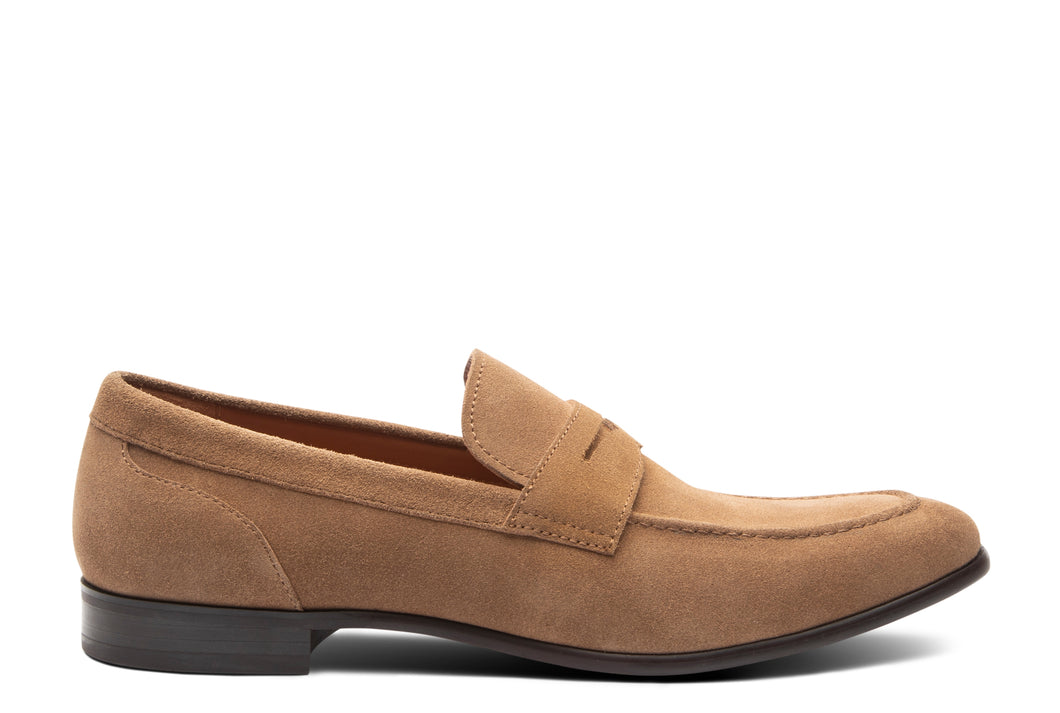 Brookes-Dark Tan Suede